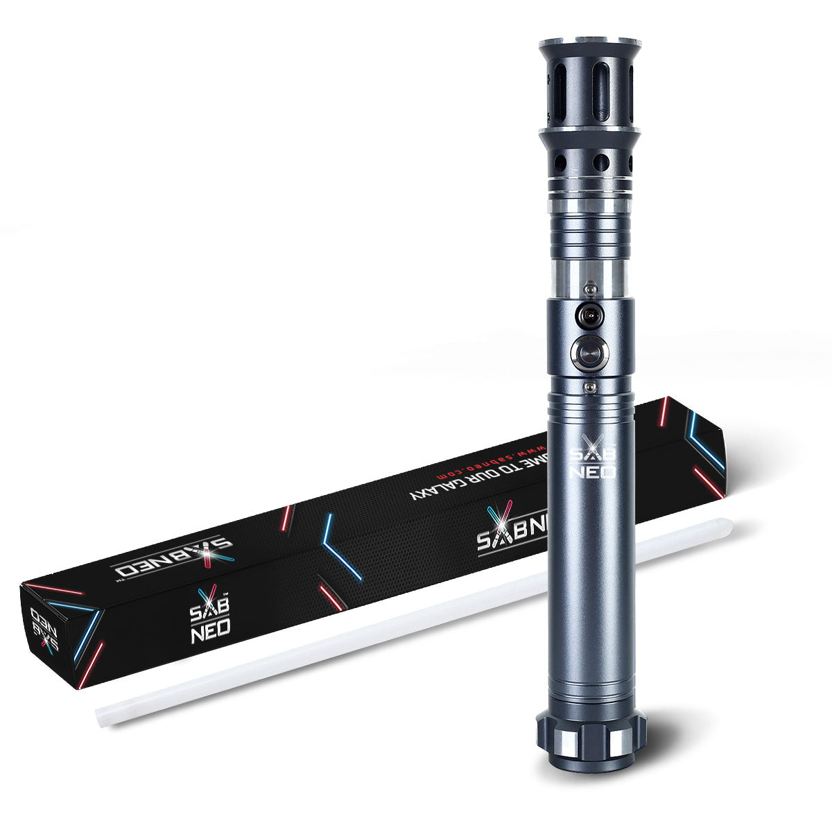 lightsaber sabneo v7 warrior for adultes black color silver